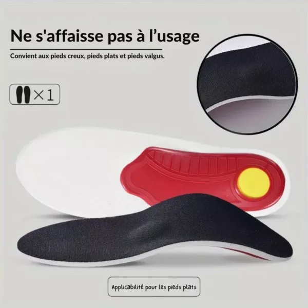 Semelle corrective soutien pied plat – Soulage la douleur, corrige la posture, confort au quotidien – Image 6