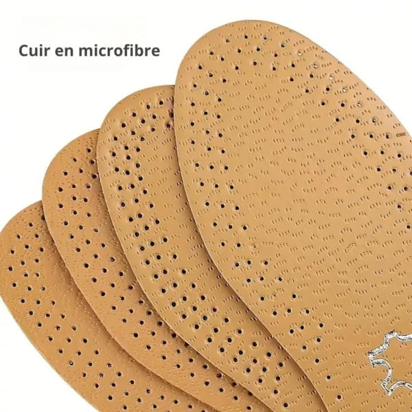Semelle en cuir respirant pour chaussures – Image 2