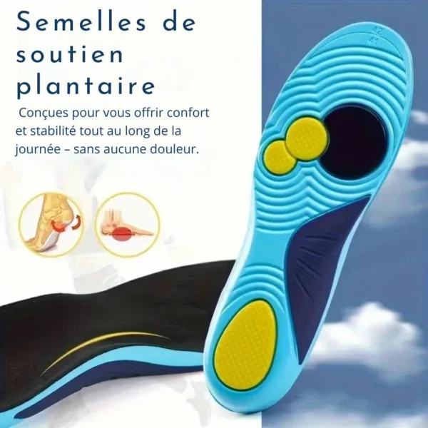 Semelle gel sport soutien voûte plantaire – Image 8