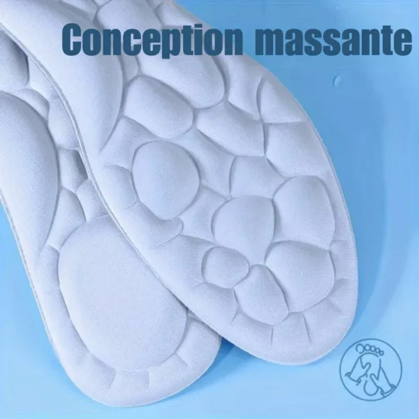 Semelle respirante souple à mémoire – confort longue durée, amorti optimal, pied sec toute la journée – Image 6