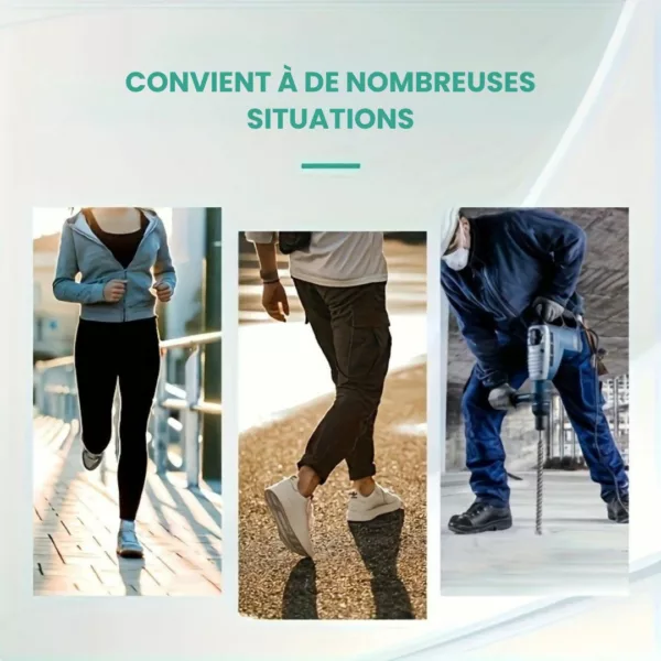 Semelles pied creux amortissantes randonnée – Confort ultime, soutien voûte plantaire, marche sans douleur – Image 4