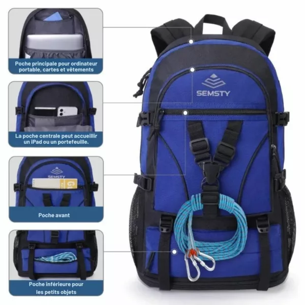 Sac militaire randonnée extensible 30L – robuste, imperméable et ultra pratique pour vos aventures en plein air – Image 3