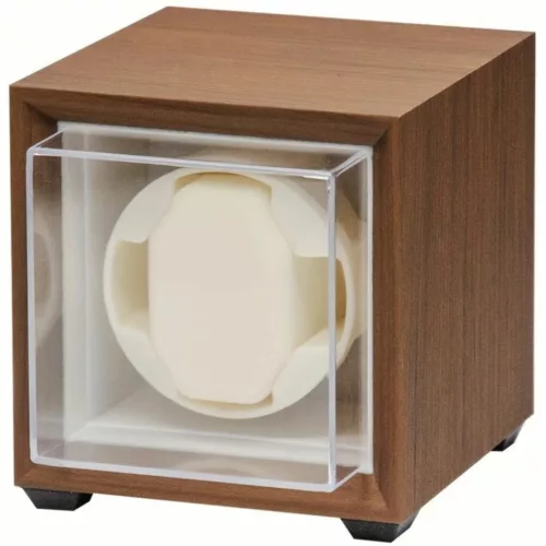 Boîte remontoir montre bois silencieuse – Écrin élégant et silencieux pour montres automatiques – Préserve précision et style