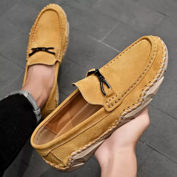 Chaussure bateau homme détail métal chic – Élégance décontractée et confort durable pour l’été – Image 3