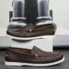 Chaussure bateau homme semelle contrastée casual