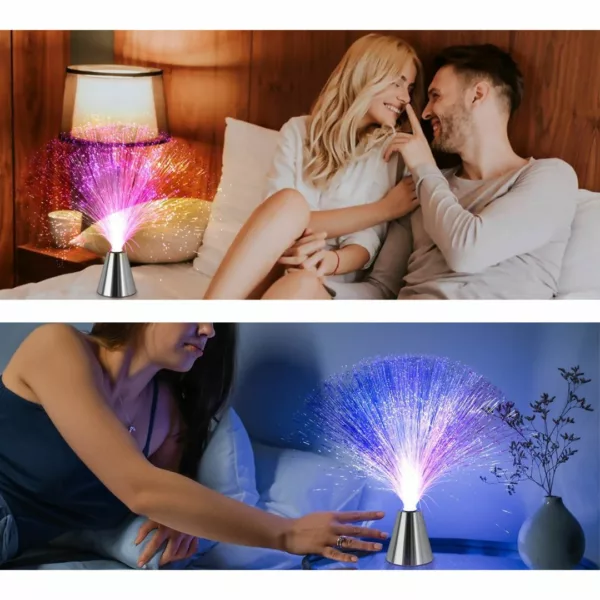 Lampe fibre optique base conique – Image 12
