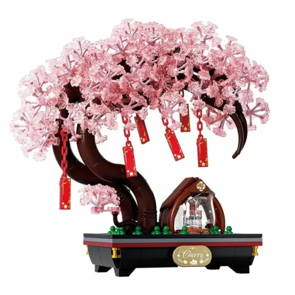 Lego bonsai cerisier japonais décoratif