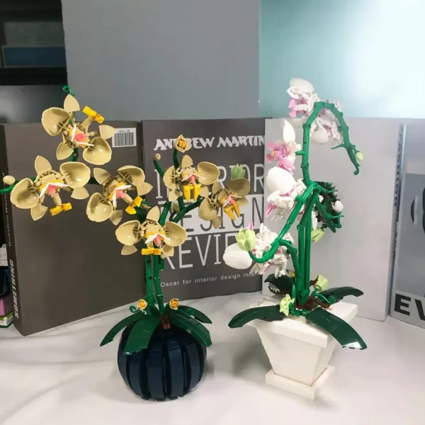 Lego orchidée asiatique tiges incurvées floraison dense – Image 2