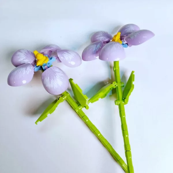 Lego orchidée pétales arrondis style original – Image 5