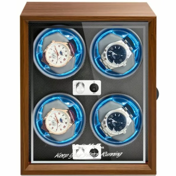 Remontoir automatique 4 montres bois – Image 4