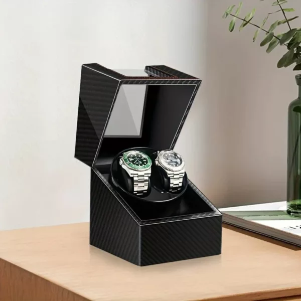 Remontoir montre double USB silencieux – Préserve vos montres automatiques sans bruit – Design élégant et compact – Image 6