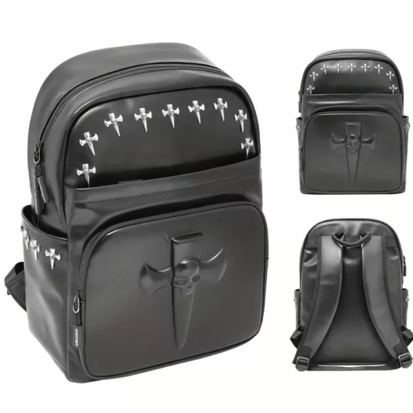 Sac à dos moto style gothique