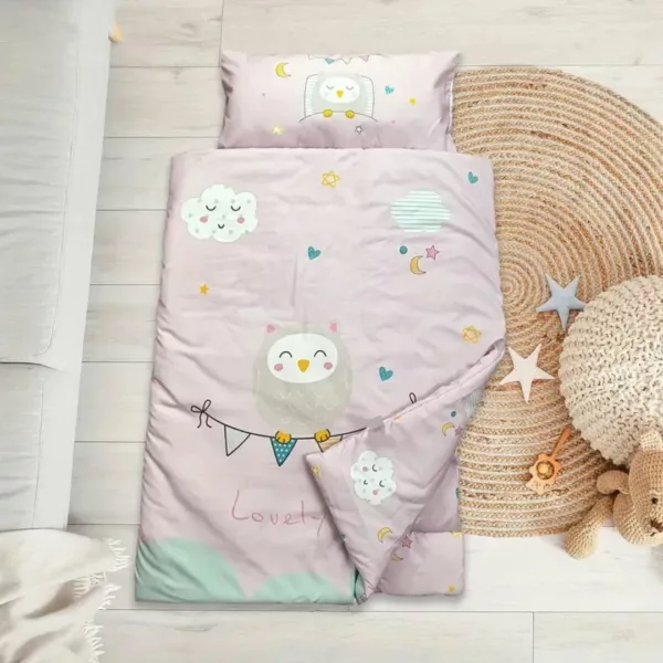 Sac de couchage enfant doux pliable – Confort ultra moelleux, facile à transporter pour les nuits paisibles partout – Image 8