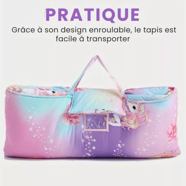 Sac de couchage enfant pliable crèche – Confort douillet, facile à transporter pour la sieste à l'école ou en voyage – Image 5