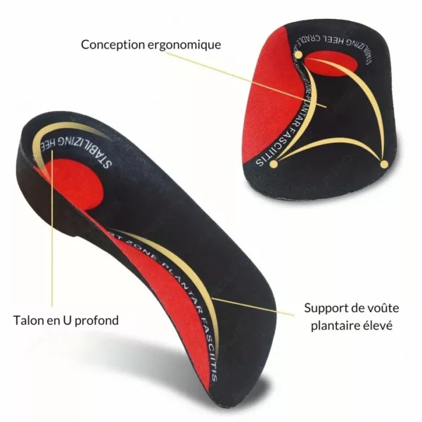 Semelle ergonomique sport soutien talon – Image 7