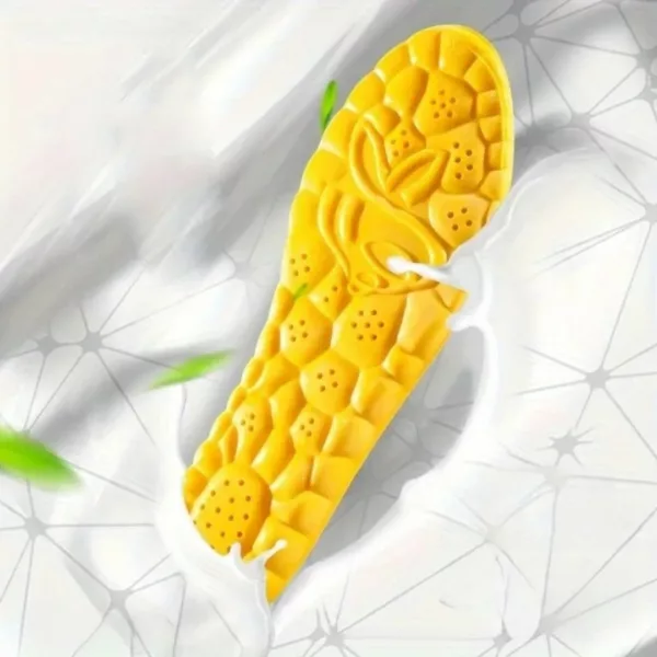 Semelle orthopédique confort latex respirant – Soulage les douleurs plantaires et absorbe les chocs au quotidien – Image 4