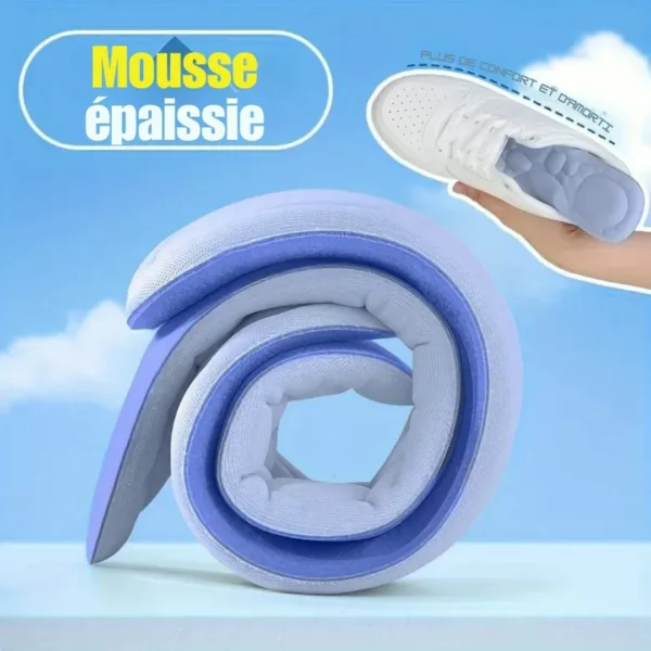 Semelle respirante souple à mémoire – confort longue durée, amorti optimal, pied sec toute la journée – Image 5