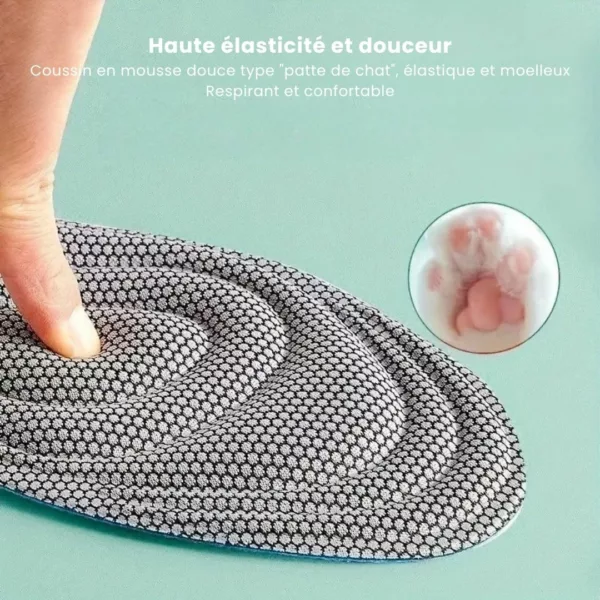 Semelle respirante soutien pied complet – Soulage les douleurs plantaires, absorbe les chocs, confort longue durée – Image 2