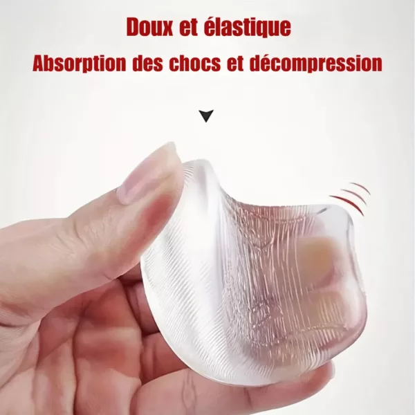 Semelle talonnette gel transparent souple – Image 12