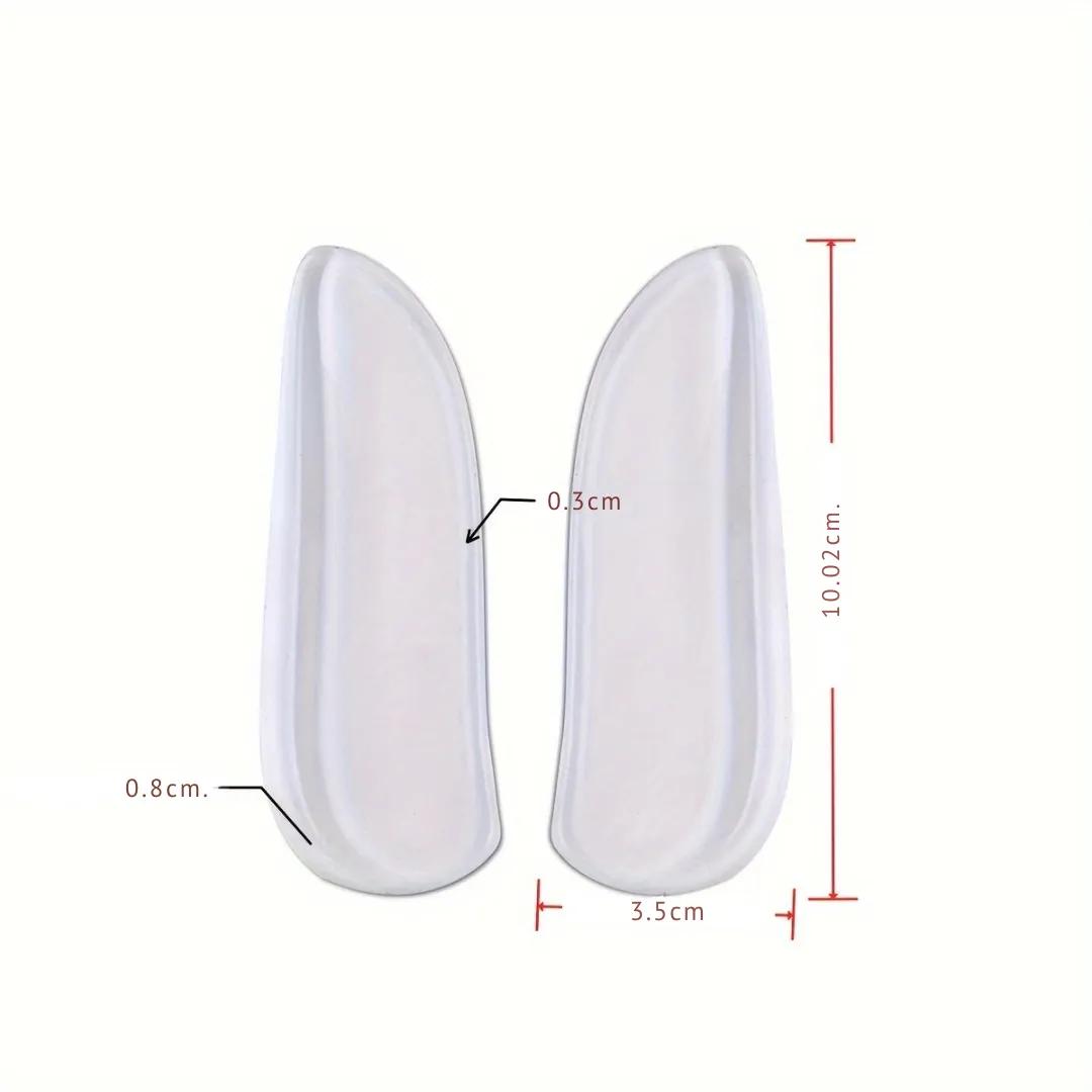 Talonnettes gel souples repositionnables invisibles – Confort immédiat, anti-douleur talon, discrètes dans toutes les chaussures – Image 3