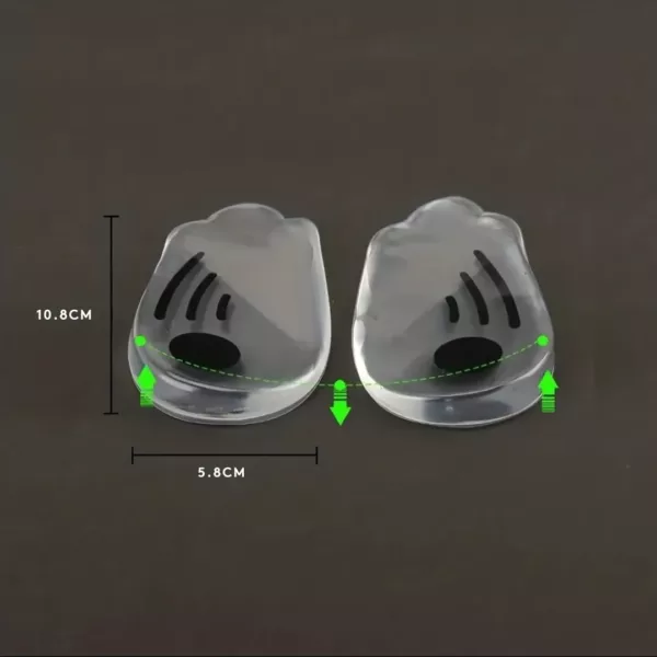 Semelle demi gel talon absorbeur choc – Soulage les douleurs plantaires, confort ultime au quotidien – Image 3