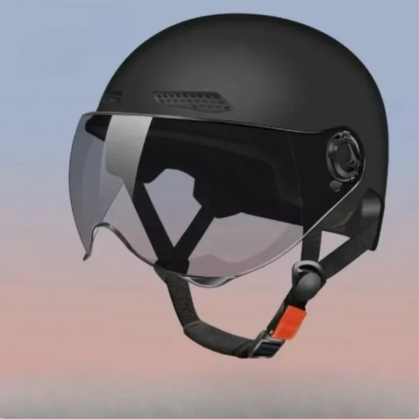 Casque demi-coque vélo avec lunettes – Image 5