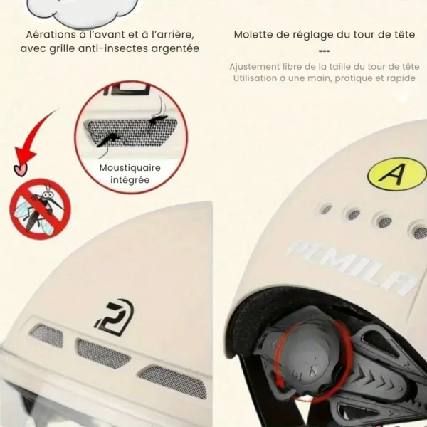 Casque vélo électrique visière intégrée – Image 6