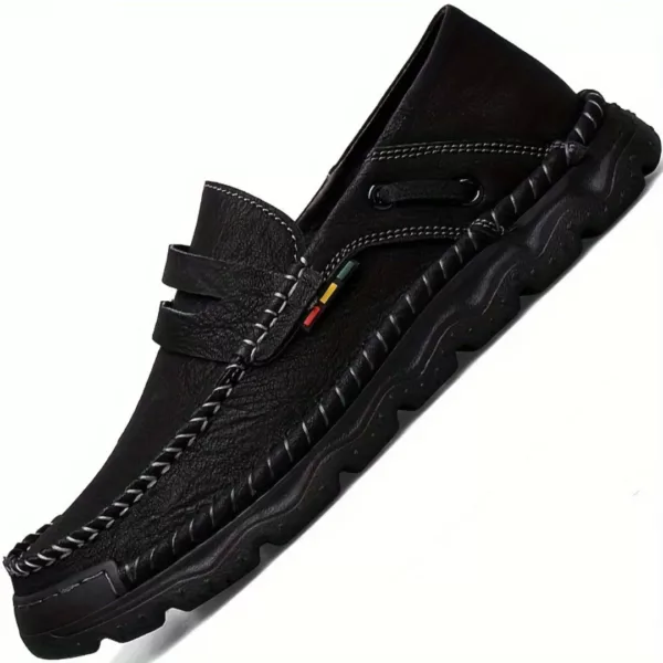 Chaussure bateau homme cuir casual souple – Image 4