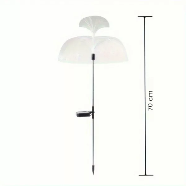 Lampe fibre optique méduse solaire – Image 3