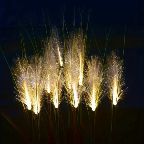 Lampe solaire fibre optique roseau – Image 14