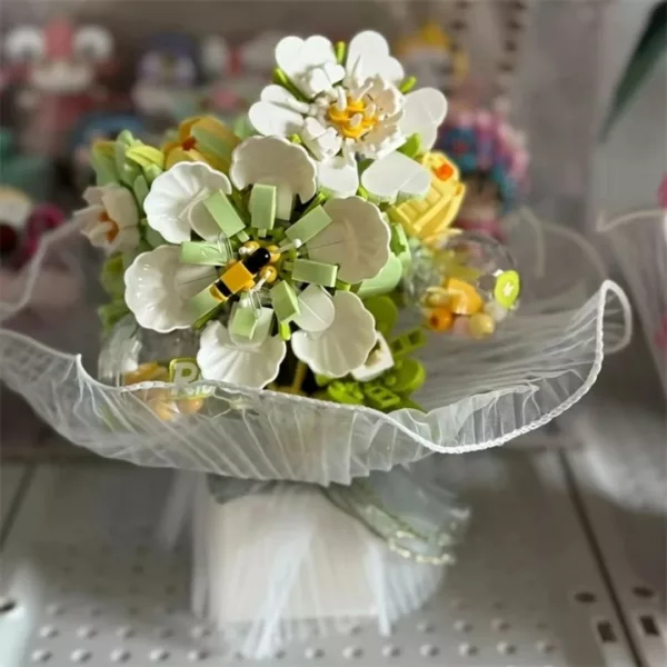 Lego orchidée bouquet pastel style élégant – Image 7