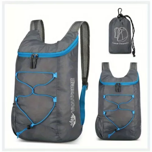 Sac à dos randonnée homme pliable respirant – Ultra léger & compact, idéal trekking & voyages