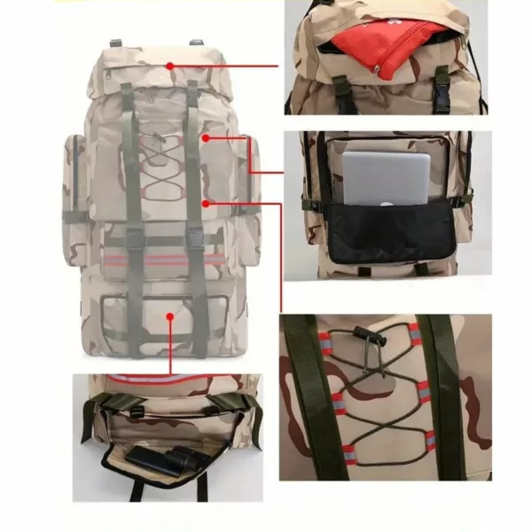 Sac à dos randonnée homme ultra robuste – Image 13