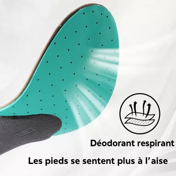 Semelles aponévrosite plantaire latex respirant – Soulagez vos douleurs au quotidien avec confort et maintien optimal – Image 5
