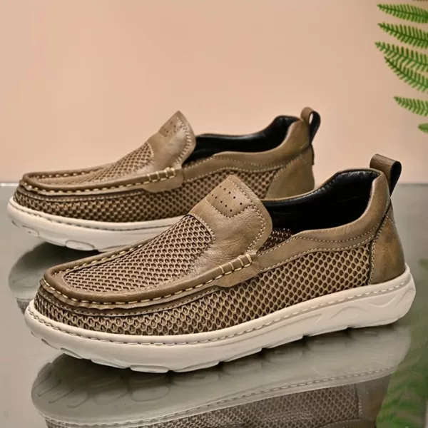 Chaussure bateau homme maille respirante – Image 4