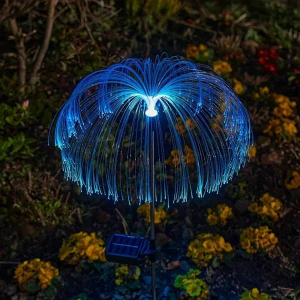 Lampe fibre optique méduse solaire – Image 7