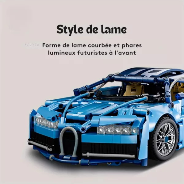 Lego technic voiture Bugatti Divo bleue – Image 5