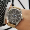 Montre militaire américaine mécanique acier