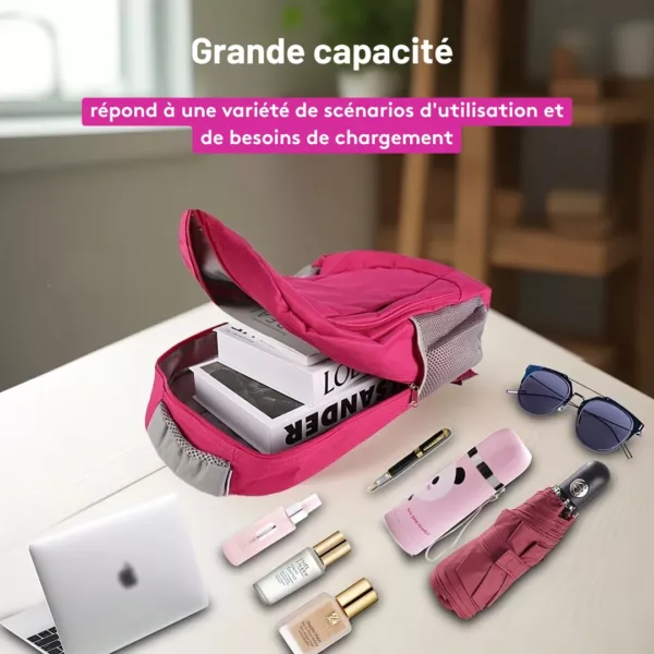 Sac à dos randonnée femme ultra léger pliable – Image 3