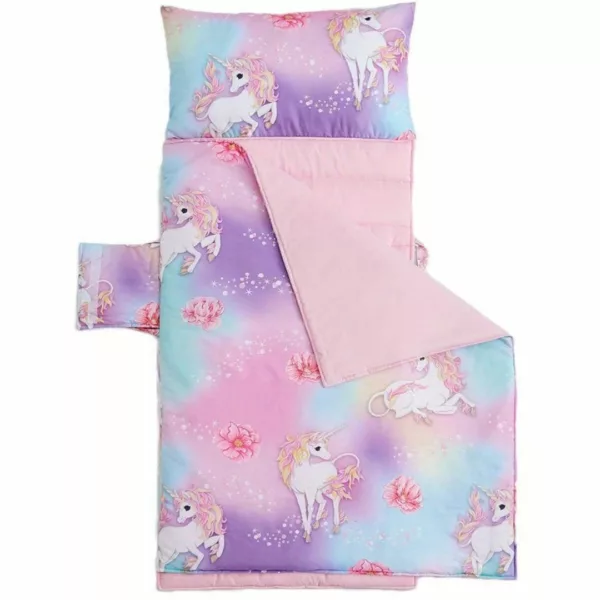 Sac de couchage enfant pliable crèche – Confort douillet, facile à transporter pour la sieste à l'école ou en voyage