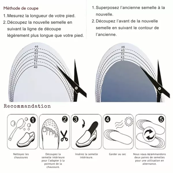 Semelle corrective soutien pied plat – Soulage la douleur, corrige la posture, confort au quotidien – Image 2