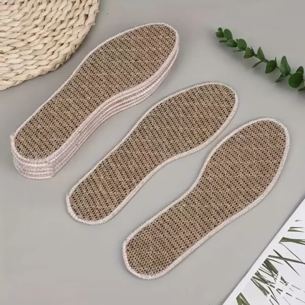 Semelle respirante en fibre de jute – Confort naturel anti-transpiration pour pieds au sec toute la journée – Image 2