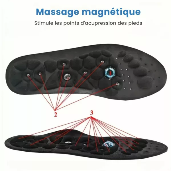 Semelles japonaises massage magnétique réflexologie – Image 5
