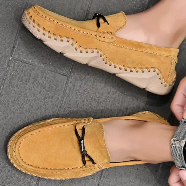Chaussure bateau homme détail métal chic – Élégance décontractée et confort durable pour l’été – Image 5
