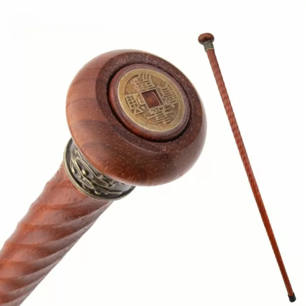 Canne traditionnelle bois frêne sculpté – Image 10