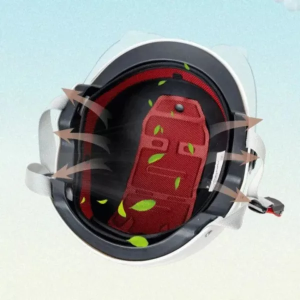 Casque demi-coque vélo avec lunettes – Image 7