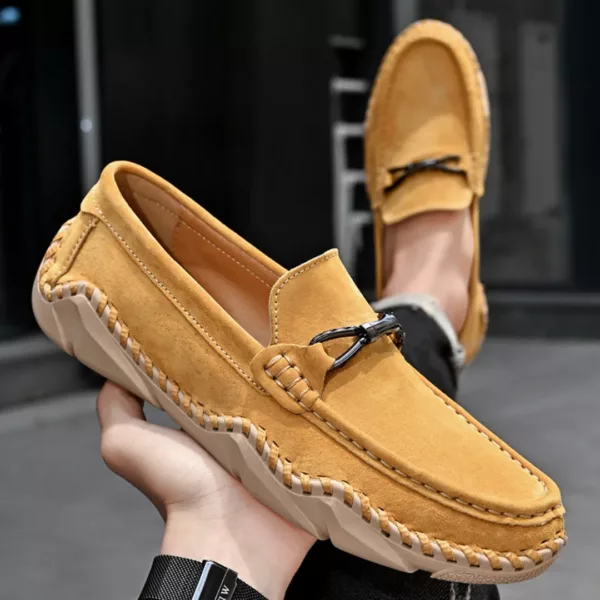 Chaussure bateau homme détail métal chic – Élégance décontractée et confort durable pour l’été – Image 6