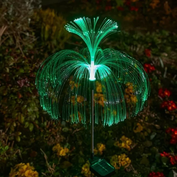 Lampe fibre optique méduse solaire – Image 8