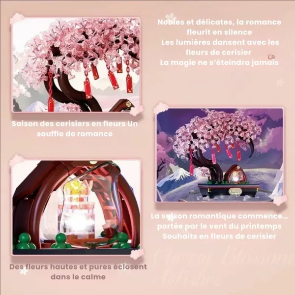 Lego bonsai cerisier japonais décoratif – Image 6