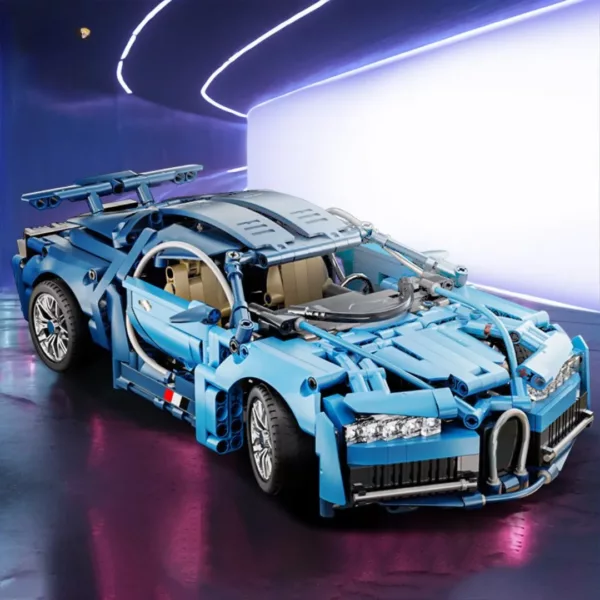 Lego technic voiture Bugatti Divo bleue – Image 6